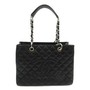 Chanel GST Tote Bag Caviar Skin Black